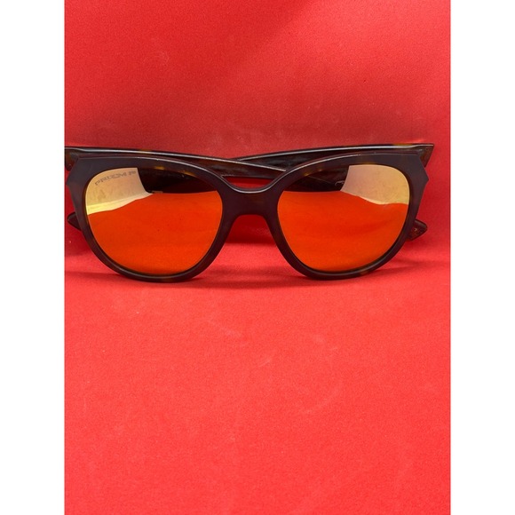 Oakley Holbrook Polarized Sunglasses Tortoise Shell Fire Lenses what the case main image 15
